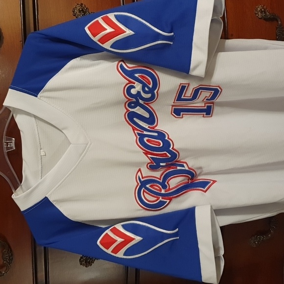 Braves Throwback Vintage Uniform Jersey sz L - Picture 2 of 4